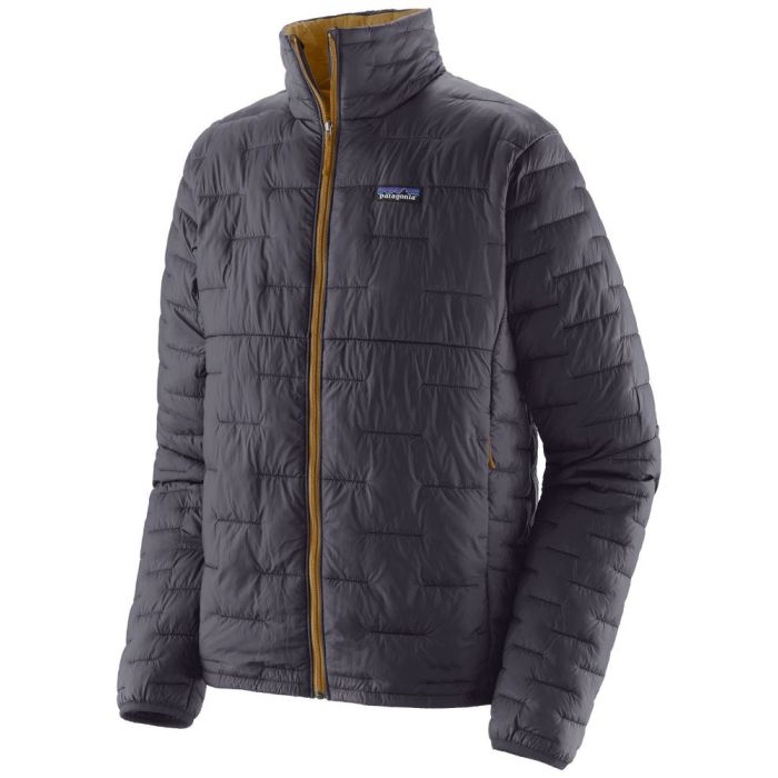 Patagonia Micro Puff Jakke Smoulder Blue   Raptor Brown