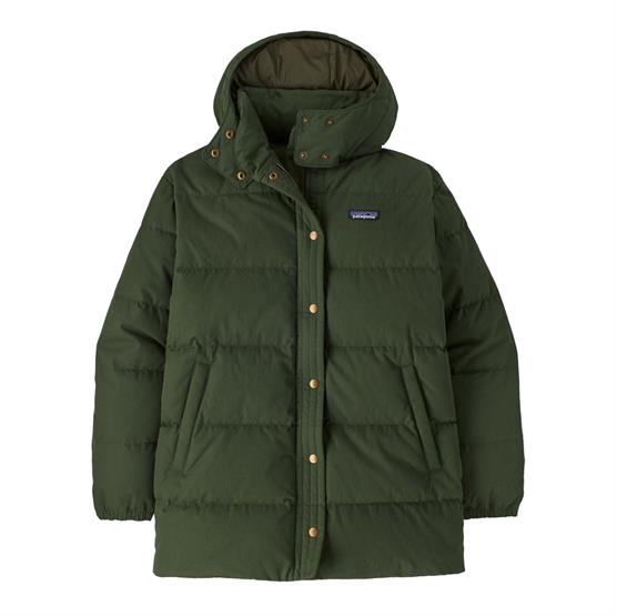 Patagonia Womens Cotton Down Parka  Torrey Pine Green
