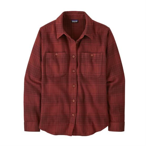 Patagonia Womens Fjord Flannel Shirt  Cascade   Oxide Red