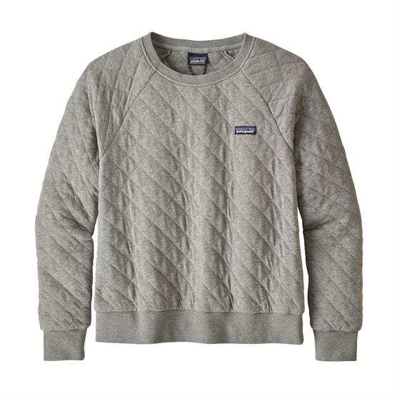 Patagonia Womens Organic Cotton Quilt Crew  Drifter Grey