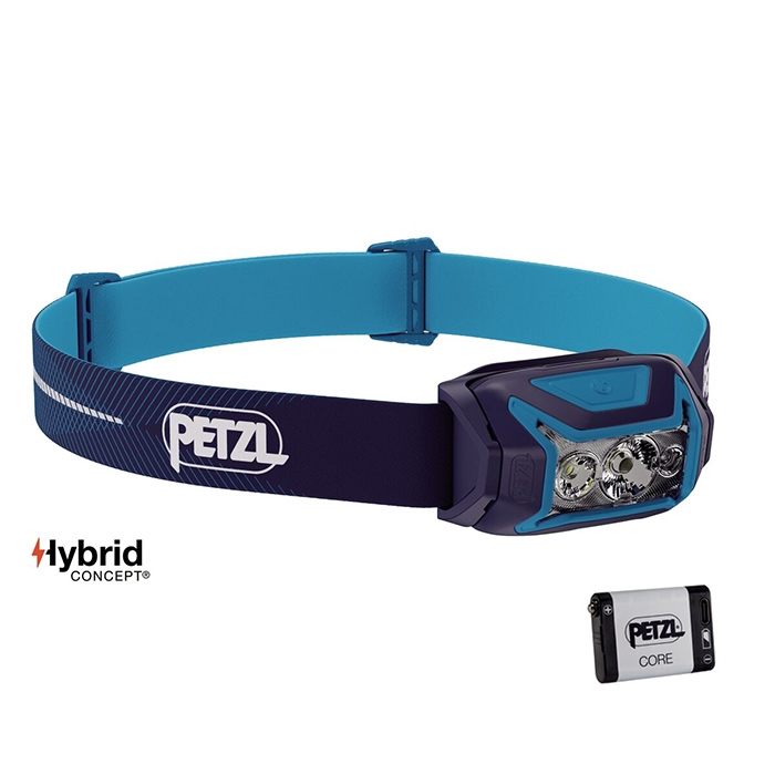 Petzl Actik Core 625   Pandelampe-blue Pandelamper