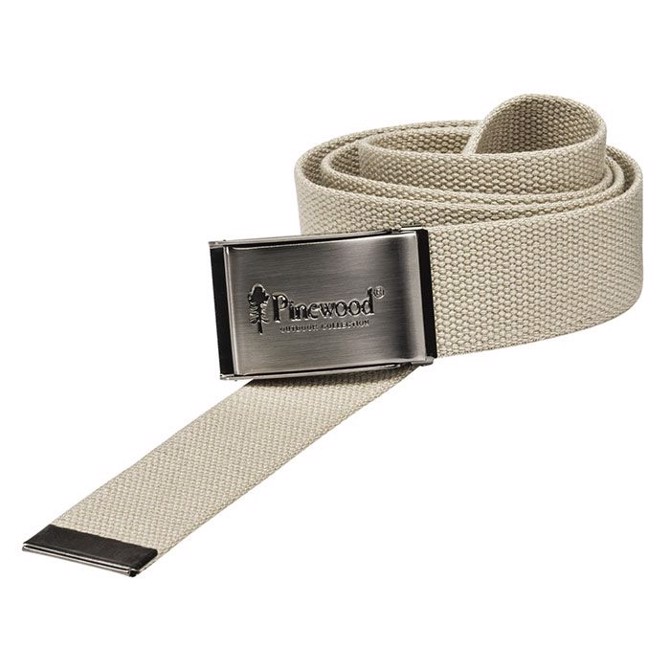 Pinewood Canvas Bælte-beige Bælter  Seler