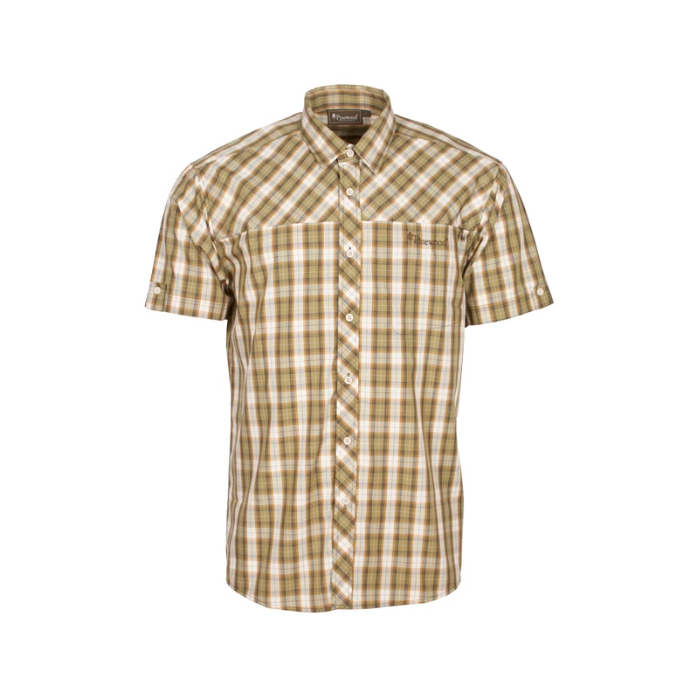 Pinewood Cliff Skjorte   Mid Khaki Bronze