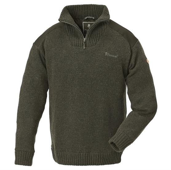 Pinewood Hurricane Sweater Mens     Green Mel