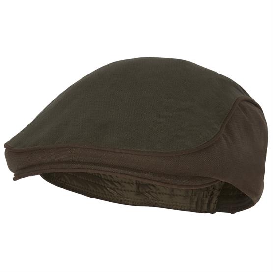 Pinewood Nydala Classic Sixpence Cap  Moss Green   Suede Brown