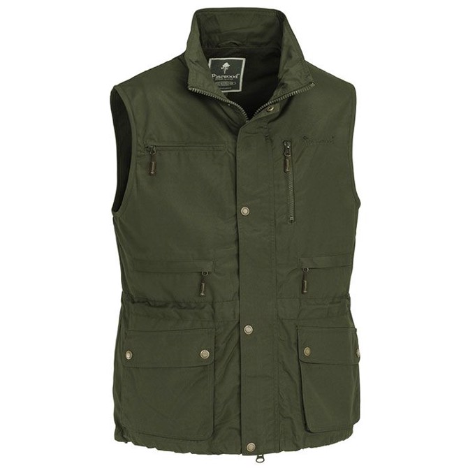 Pinebrun Nye Tiveden Vest-grøngrøn-  Veste