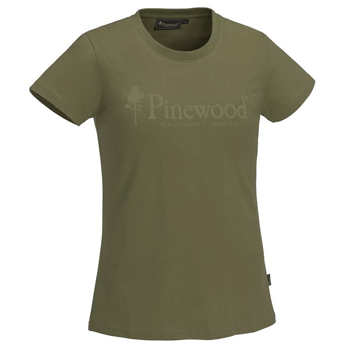 Pinebrun Outdoor Life  -shirt Dame-  Grøn-    -shirts