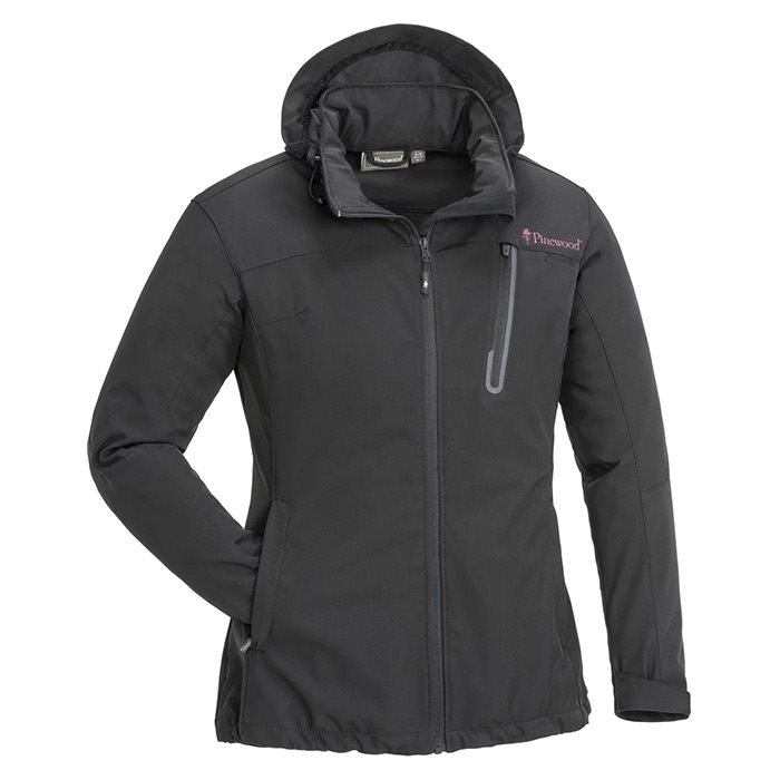 Pinebrun Wilda Stretch Shell    Sort-   Jakker