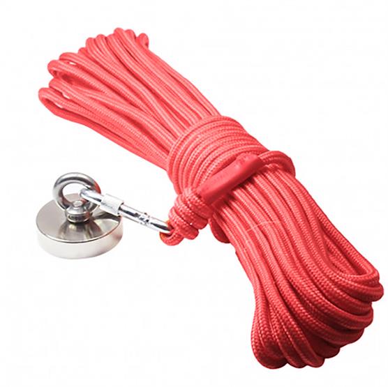 Reb med Karabiner til Magnetfiskeri - 300 kg Brugstyrke
