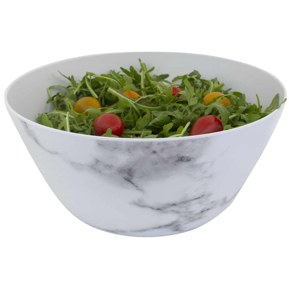 Salatskål Marmor Look