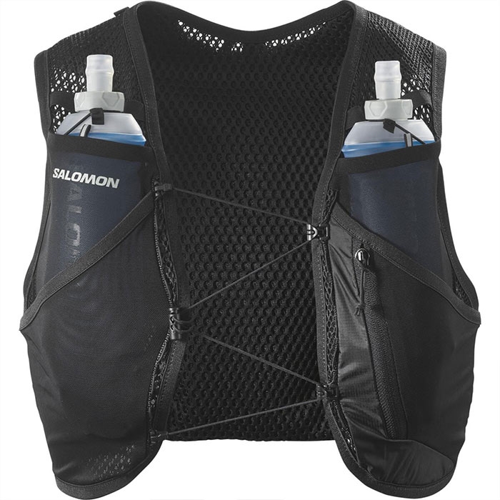 Salomon Active Skin   Set  Black Metal-  Vandrerygsække