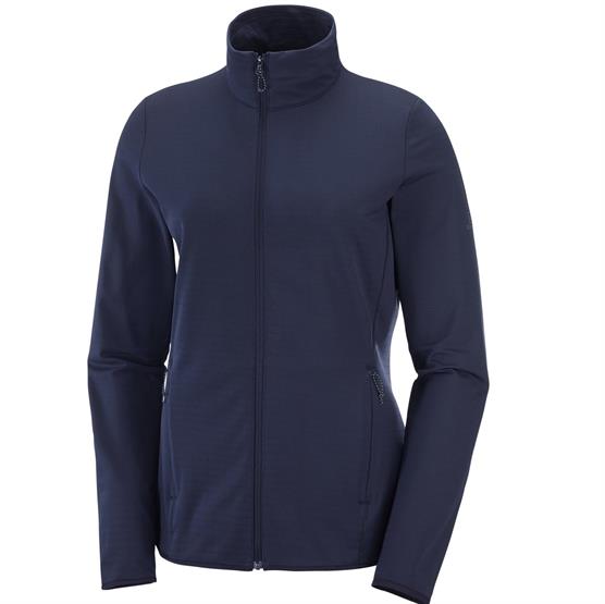 Salomon Outrack Full Zip Midlayer Womens  Night Sky