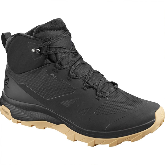 Salomon Outsnap     Vinterstøvle  Black Rum-42       Vintersko  Vinterstøvler