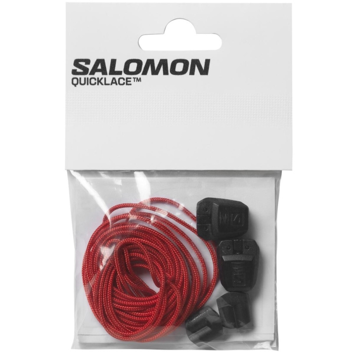 Salomon Quicklace Kit-red Tilbehør Til Støvler  Sko