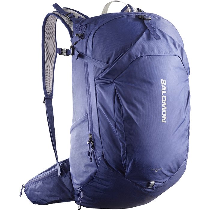 Salomon Trailblazer 30l Rygsæk-mazarine Blue   Ghost Grey Vandrerygsække