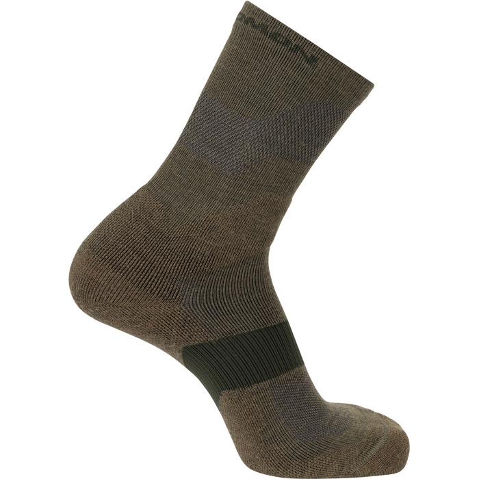 Salomon   Ultra Crew Socks  Martini Olive   Stone Grey-36-38 Sokker