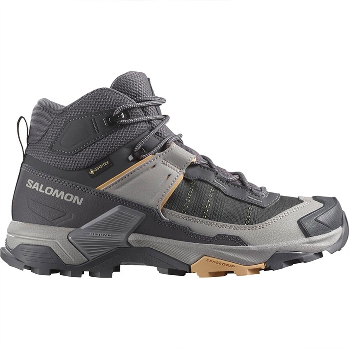 Salomon   Ultra   Mid Gtx Kvinder   Damer  Nine Iron Gull-36           Vandrestøvler