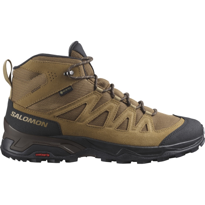 Salomon X Ward Leather Mid GTX - Vandrestøvler til Mænd