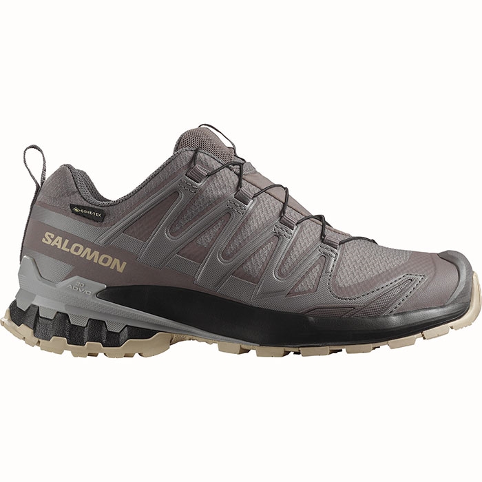 Salomon Pro 3d V9 Gtx Kvinder Damer Plum Kitten Blk Gull-38 Vandresko