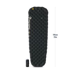 Sea   Summit Ether Light   Pro Insulated Asc Mat Large Black Liggeunderlag