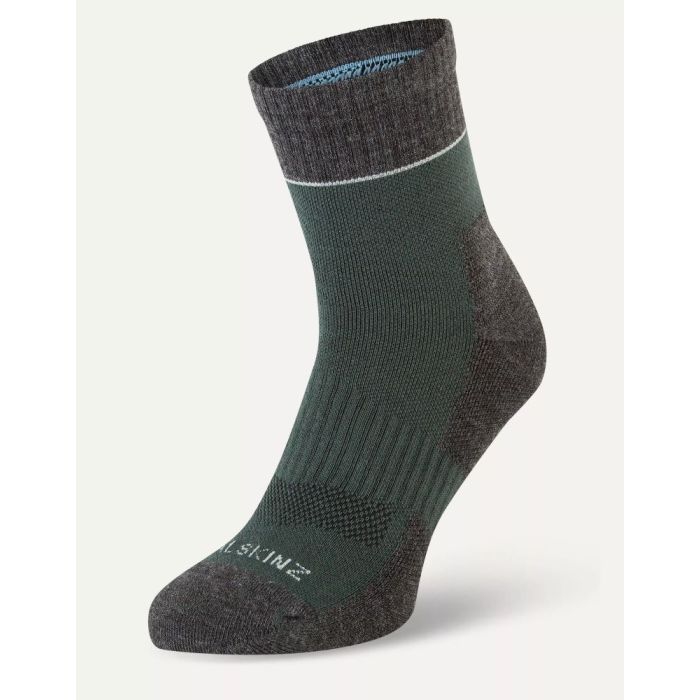 Sealskinz Morston Solo    Ankle Sock Olive Grey Marl Cream
