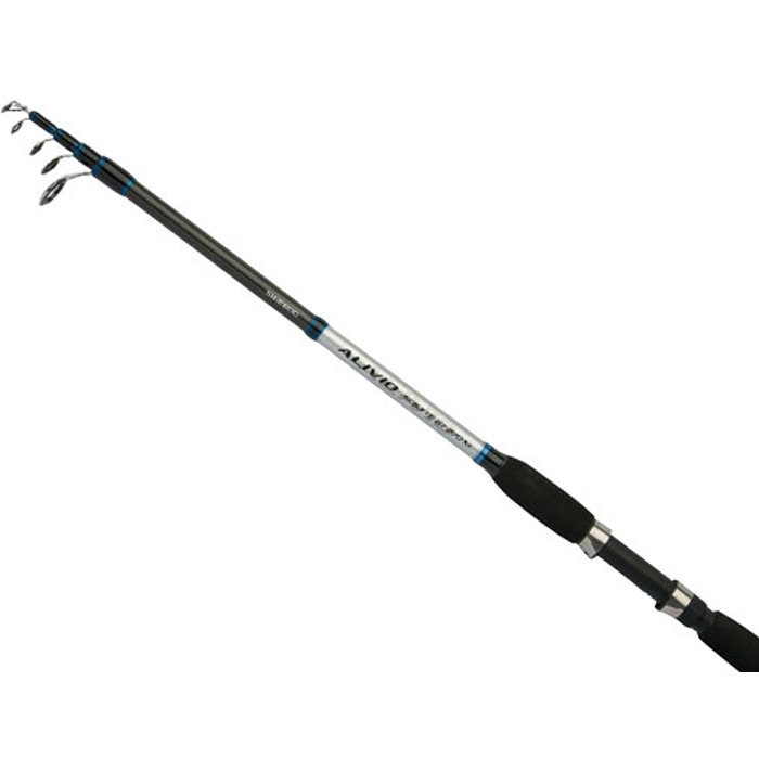Shimano Alivio Slim Teleskosorangeg   Fod  10-30gr Spinnestang Til Fastspolehjul