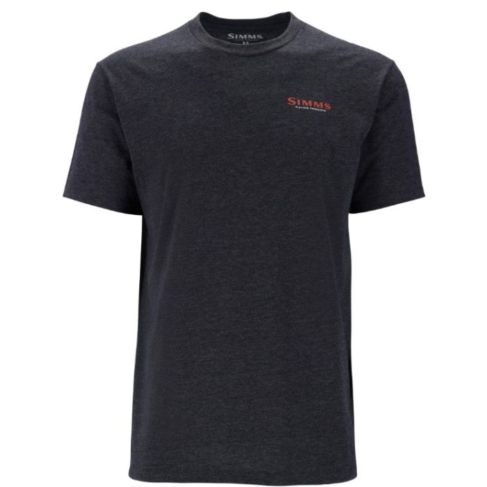 Simms Let   Fly  -shirt Charcoal Heather
