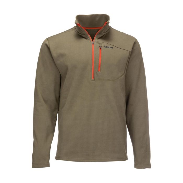 Simms Thermal Zip Top Dark Stone