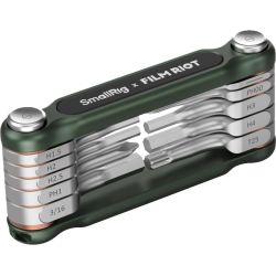 Smallrig 4814   Film Riot 10- -  Folding Wrench Set With Multiple Angle Positioning Green