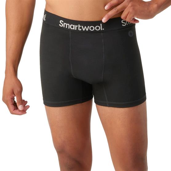 Smartwool Herre Aktiv Boxer Shorts Sort
