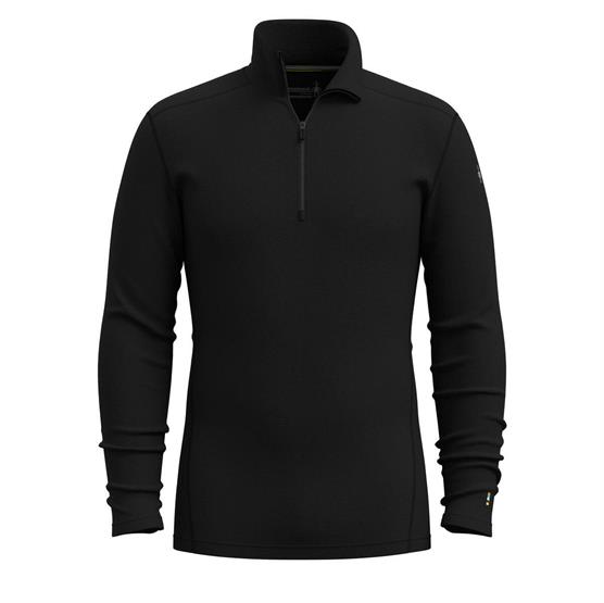 Smartwool Mens Classic Thermal Merino Base Layer     Zip  Black