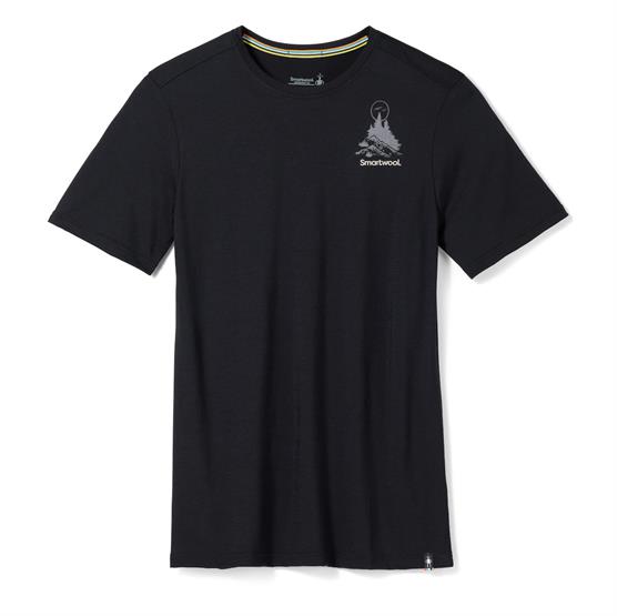 Smartwool Mens Wilderness Summit     Graphic Tee  Black