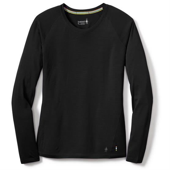 Smartwool Womens Classic All-season Merino Base Layer Crew  Black