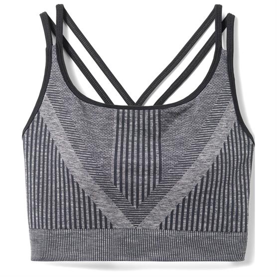 Smartwool Womens Intraknit Strappy Bra  Black