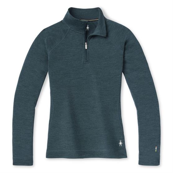 Smartwool Womens Thermal Merino Base Layer     Zip  Twilight