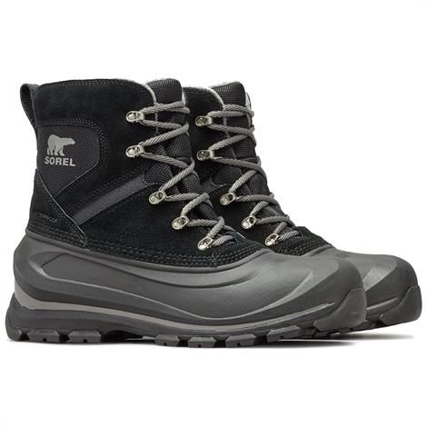 Sorel Buxton Lace Mens  Black   Quarry