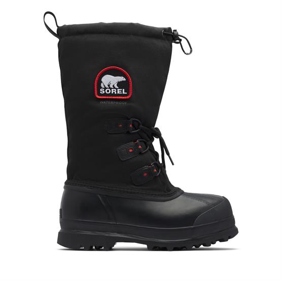 Sorel Glacier   Mens  Black   Red Quartz