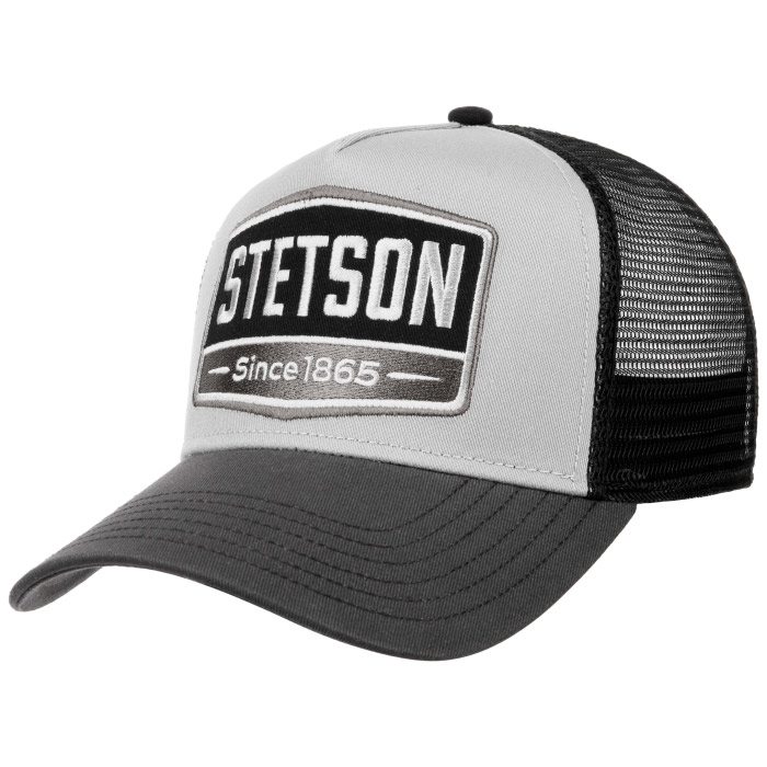 Stetson Trucker Cap  Quot Stetson Since 1865 Quot  Black Baseball Cap  Kasket