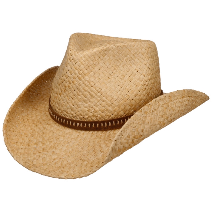 Stetson Western Raffia Cowboy Stråhat-  Hat