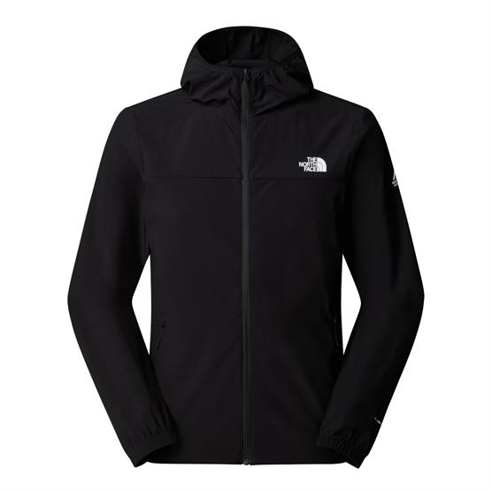 The North Face Mens   Hooded Wind Jacket  Black