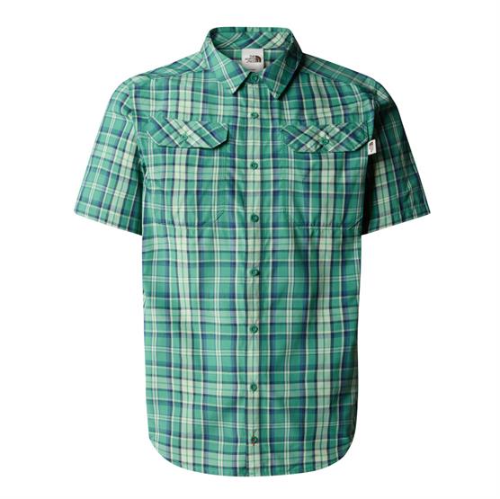 The North Face Herre Pine Knot Skjorte i Gemstone Green Plaid