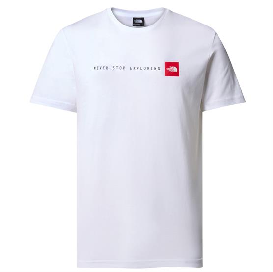 The North Face Mens   Never Stop Exploring Tee  White