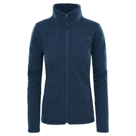 The North Face Womens Crescent Full Zip  Ink Blue Heather