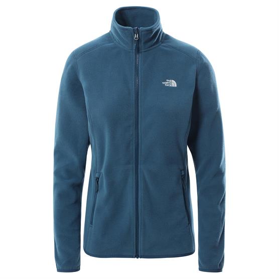 The North Face Womens 100 Glacier Full Zip  Monterey Blue