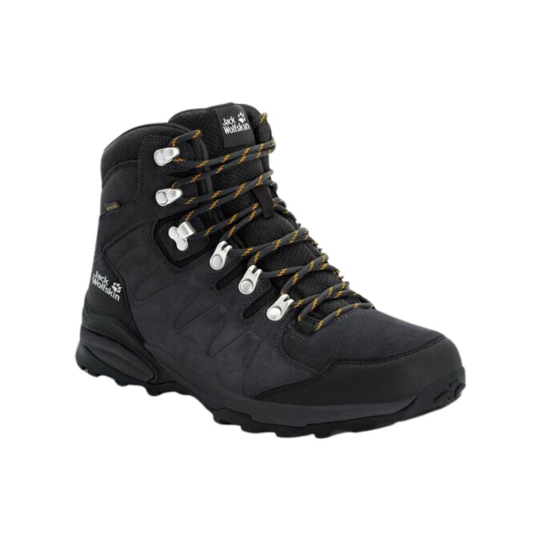 Vandrestøvler Herre Jack Wolfskin Refugio Texapore Mid   Mørkegrå