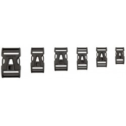 Vaude Steckschnalle 20   Dual Adjust Black Str  - Tilbehør Til Tasker