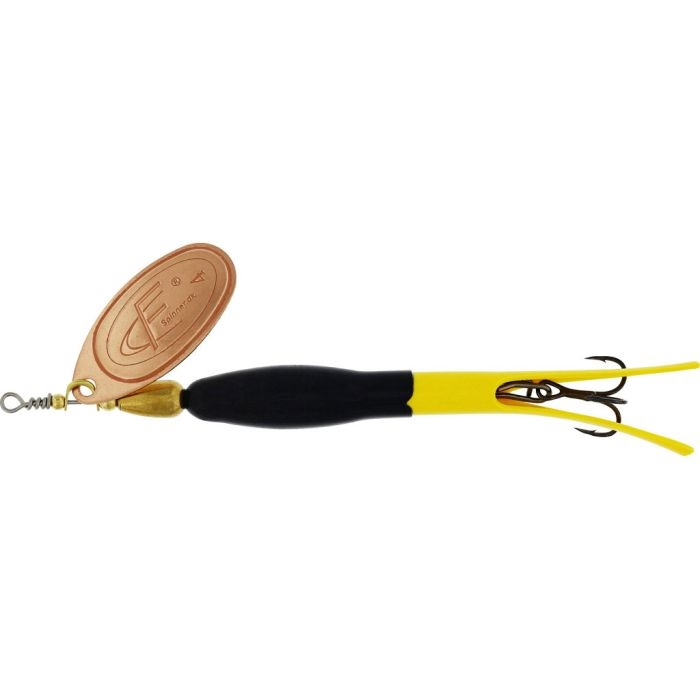 Westin   Spinner Downstream 30g-sort   Gul Kobber Kondomspinner