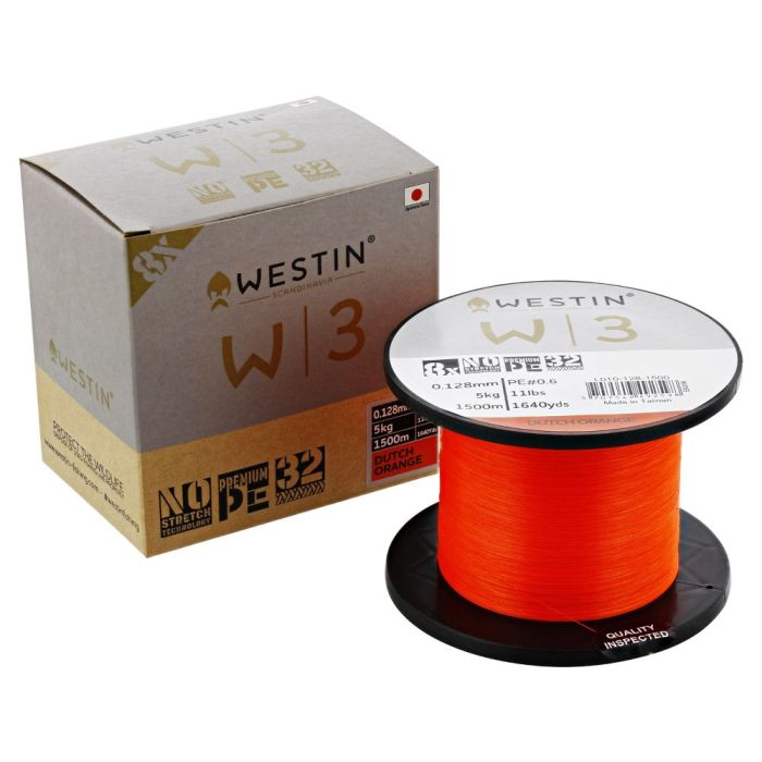 Westin W3  -braid Dutch Orange Metermål