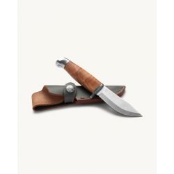 øyo Geilo Junior Knife    Leather Sheath Petrolium Kniv