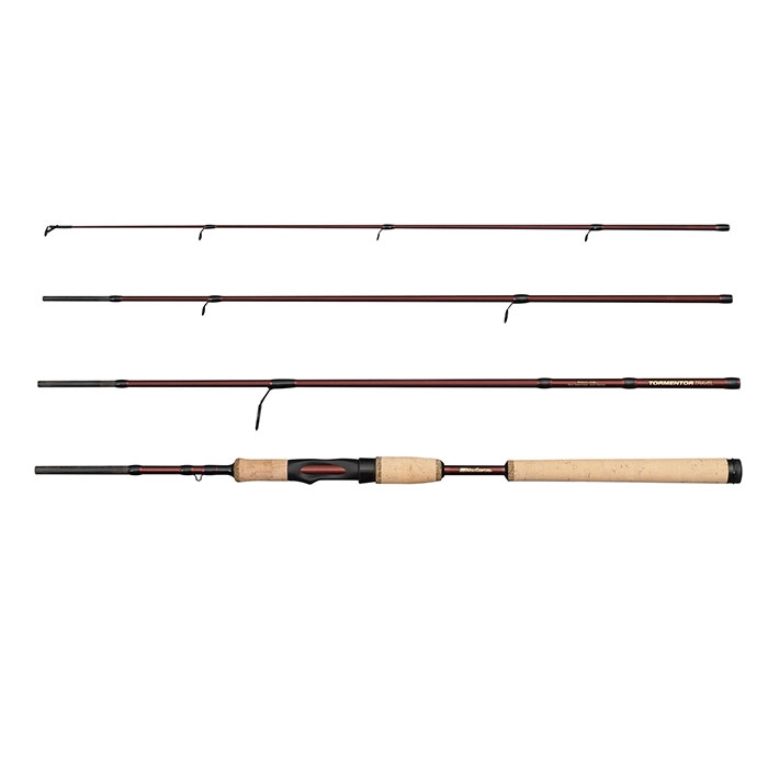 Abu Garcia Torherre   Mændtor Travel 10 Fod  12-36g   -delt Spinnestang Til Fastspolehjul